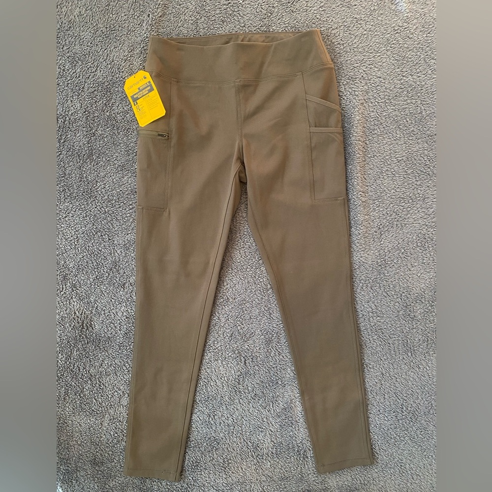 Carhartt Force Fitted Lightweight Utility Leggings with pockets, model BN3609-W